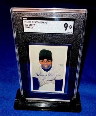 1969 Rod Carew POP2 SGC 9 w3 10^ Rare vs 1967 Topps RC MLB Photostamps HOF Card - Image 1 of 3