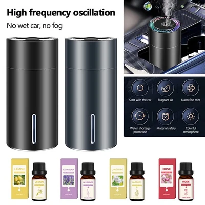 Essential Aroma Oil Diffuser for Large Room Car Ultrasonic Aromatherapy 260ml - Bild 1 von 4