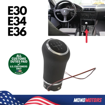 MANUEL PALANCA CAMBIO 5 VELOCIDADES CON LED BMW E30 E34 E36 25111434495 Foto 1 de 4