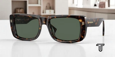 BURBERRY BE4376U 300271 Jarvis Avana Scura Dark Green 55 mm Men's Sunglasses - Image 1 of 4