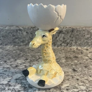 Giraffe hard-boiled egg stand/cup Vintage - Picture 1 of 7