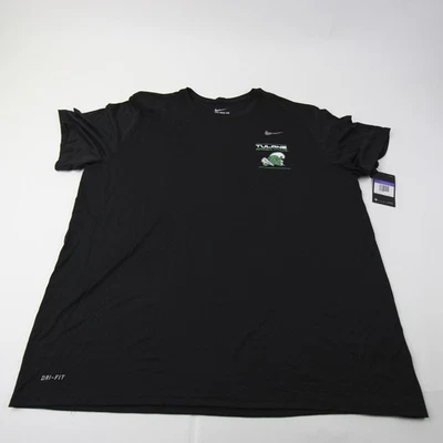 Tulane Green Wave Nike Short Sleeve Shirt Men's Black New - Image 1 of 4