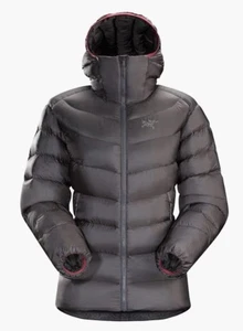 Arc’teryx Cerium SV Hoodie Women's Size Medium Grey with Purple Trim (Preowned) - Picture 1 of 6