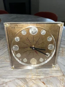 Último Reloj Monedas Plata Estados Unidos - Modelo Nº Monedas 36 - Nogal - 1964 - Imagen 1 de 4