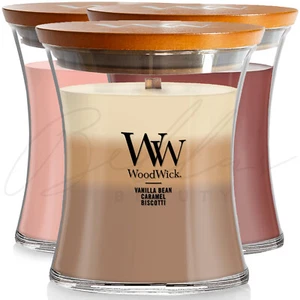 WOODWICK Reloj de Arena Mediano Larga Duración Hogar Fragancia Vela Perfumada *ELIGE* - Imagen 1 de 13