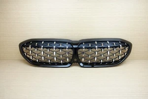 Fit for 19-21 BMW 3-Series G20 G21 Front Grille Glossy Black & Chrome M Type - Bild 1 von 1