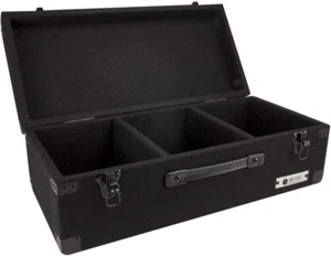 C45200 Carpeted Case for 45 Rpm Vinyl Records with Surface Mount Hardware, Black - Picture 1 of 6