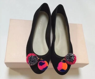 Zapatos Sophia Webster Talla 39.5 Negros Nuevos Planos  Foto 1 de 4