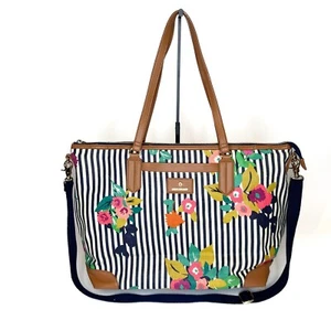 Spartina 449 Tote Shelter Cove Avery Suitcase Topper Weekender Zipper Closure - Picture 1 of 13