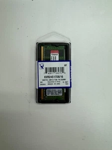 Kingston 16GB KVR24S17D8/16 DDR4 2400 PC4-19200 SODIMM 260-Pin 2Rx8 RAM 1x 16G - Picture 1 of 2