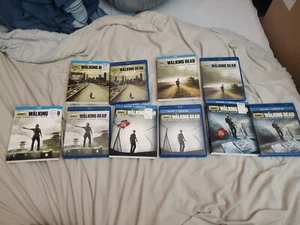 Lot Of 5 Blu Ray - Walking Dead Collection Season 1 - 5 + Slipcovers - Picture 1 of 8