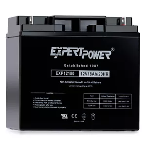 18AH SLA Battery replaces lcx1220p hr2212 np18-12b ps-12180 bp17-12 - Picture 1 of 7