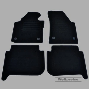 Weltpreise Velours Auto Fußmatten für VW Touran 1T ab Bj.02/2003 - 2010 rund - Bild 1 von 2