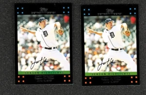 (2) JUSTIN VERLANDER 2007 Topps Update & Highlights #UH212 Tigers Astros - Picture 1 of 2