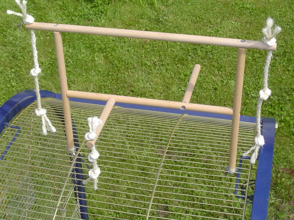 pipano Anfluggerüst Klettergerüst Sisal Sitzstange 12 mm, Wellensittich AS12