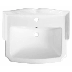 ANTIK Keramik-Waschtisch, 58x47 cm, Weiß - Bild 1 von 1