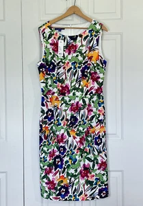 Apt 9, Sleeveless Floral Dress, Knee Length, Size 14, Never Worn with Tags - Picture 1 of 7