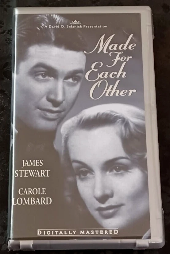 Made for Each Other - Jimmy Stewart Carole Lombard - RARE VHS Video Foto 1 de 3