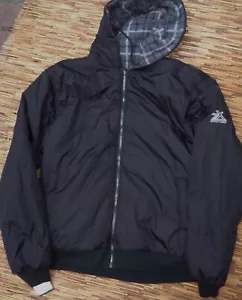 ZEROXPOSUR GIACCA UOMO REVERSIBILE PILE POLARE ZIP POLIESTERE CON CAPPUCCIO LISTINO 120€ - Foto 1 di 6