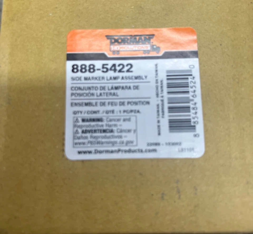 Luz marcadora lateral Dorman 888-5422 para 11-17 Kenworth T680 T700 T880 Foto 1 de 2