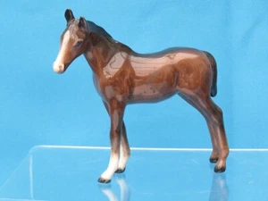 Beswick Modell 1816 kleines TB Fohlen Version 1 braun glänzend - Bild 1 von 8