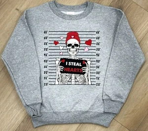 Valentines Day Youth Shirt - I Steal Hearts - Available in Youth Sizes XS-XL - Picture 1 of 1