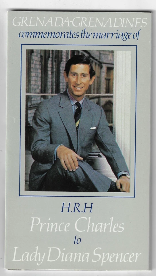Гренада - Гренадины #444 (1981 Королевская свадьба буклет) VFMNH CV $4.00 - Изображение 1 из 1