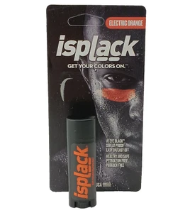 Isplack Undereye Sports Face Paint Solid Stick Sweat Proof - Electric Orange - Picture 1 of 4