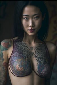Gorgeous Enchanting Asian Woman 8x10 Art Print   724156707