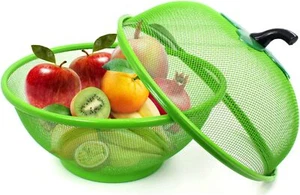 Kovot Cesto di Frutta in Rete a Forma di Mela | Mantieni la Freschezza dentro e fuori gli Insetti (Verde) - Foto 1 di 5