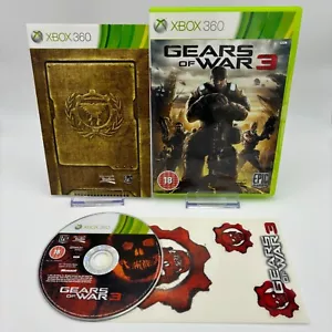 Gears of War 3 (2011) *Near Mint* PAL Xbox 360 komplett mit Aufklebern - Bild 1 von 11