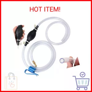 Siphon Pump for Gasoline Gas Oil Fuel Petrol Diesel Fluid Water Fish Tank,Manual - Picture 1 of 2