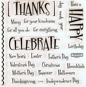 Close to My Heart CTMH A Little Everything D1408 Stamp Set #13a - Picture 1 of 2