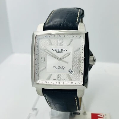 Certina DS Podium Women's 36mm Steel Sapphire Crystal Square Watch C001510A - Image 1 of 4