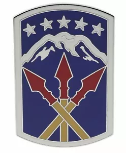 Army 593rd Sustainment Brigade Combat Beret Badge 2 inch Hat Pin H40128 F6D16N - Picture 1 of 2
