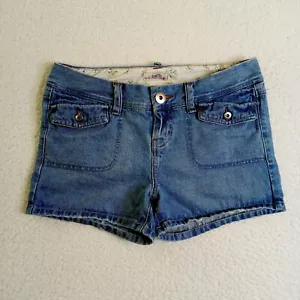 Pantaloncini So Wear It Declare It Distressed 7 Junior Blu Denim Cotone - Foto 1 di 10