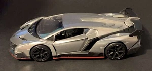 Jada Metals Druckguss Hyper-Spec silbergrau Lamborghini Veneno Hardtop 1/32 - Bild 1 von 3
