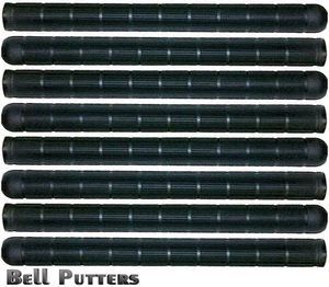 Eight (8) Tacki-mac Serrated Arthritic Unified Wrap Non-Taper Jumbo Black Grips - Picture 1 of 2