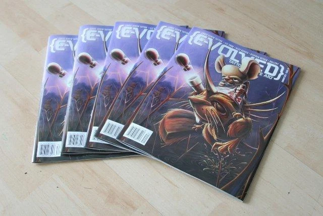 {E-VOLVED} EVOLVED #3 LOWBROW FINE ART MAGAZINE W/ JESSE SMITH ALEX GARCIA