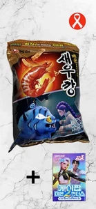 Korean Shrimp Crackers Chips 400g Big Size - Kpop Demon Hunters Edition + Fotokarte - Bild 1 von 7