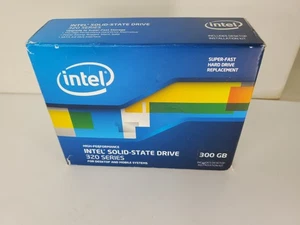 Intel 2.5" 300GB  SSD SOLID STATE SSD Drive SATA, 320 series NEW Old Stock  - Picture 1 of 6