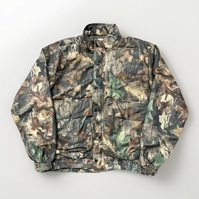 Scent Lok Advantage Timber Camo Jacket Full Season Zip Hunting Hiking Mens L - Image 1 of 4