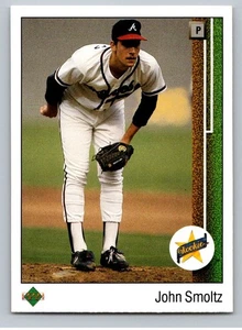 1989 Upper Deck Baseball Cards #17 John Smoltz RC Rookie Atlanta Braves *WSC* - Picture 1 of 2