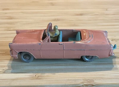 Caja de cerillas Lesney No. años 50 vintage Ford Zodiac 39 Peach convertible Foto 1 de 4