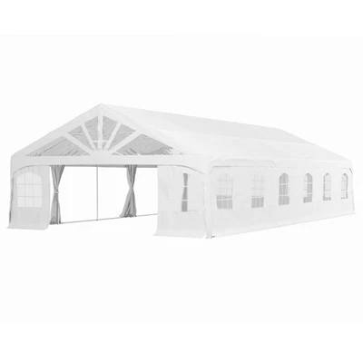 19.5'x39' Outdoor Patio Heavy Duty Canopy Tent Large Sun Shade for Party Event - Image 1 of 4