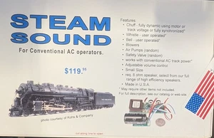 Dallee 1004 Spur G PRR T1 / Passagier Dampf Sound für konventionelle Wechselstrombetreiber - Bild 1 von 1