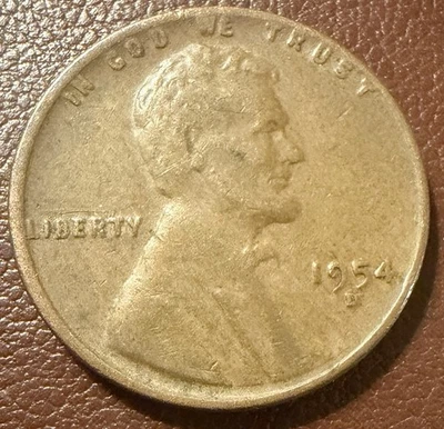 1954 D Lincoln Wheat Penny Rim Error We Trust On The Rim (#357) - Image 1 of 4