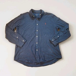 Ralph Lauren federleichtes Mesh Langarm Button Down Hemd Herren Large Stretch - Bild 1 von 10