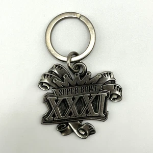 Llavero Vintage Super Bowl XXXI Louisiana Super Dome Patriots Packers Fútbol - Imagen 1 de 3