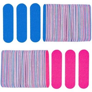 Mini Nail Files Bulk, 100 Pcs Disposable Double Sided Emery Boards Travel Siz... - Picture 1 of 6